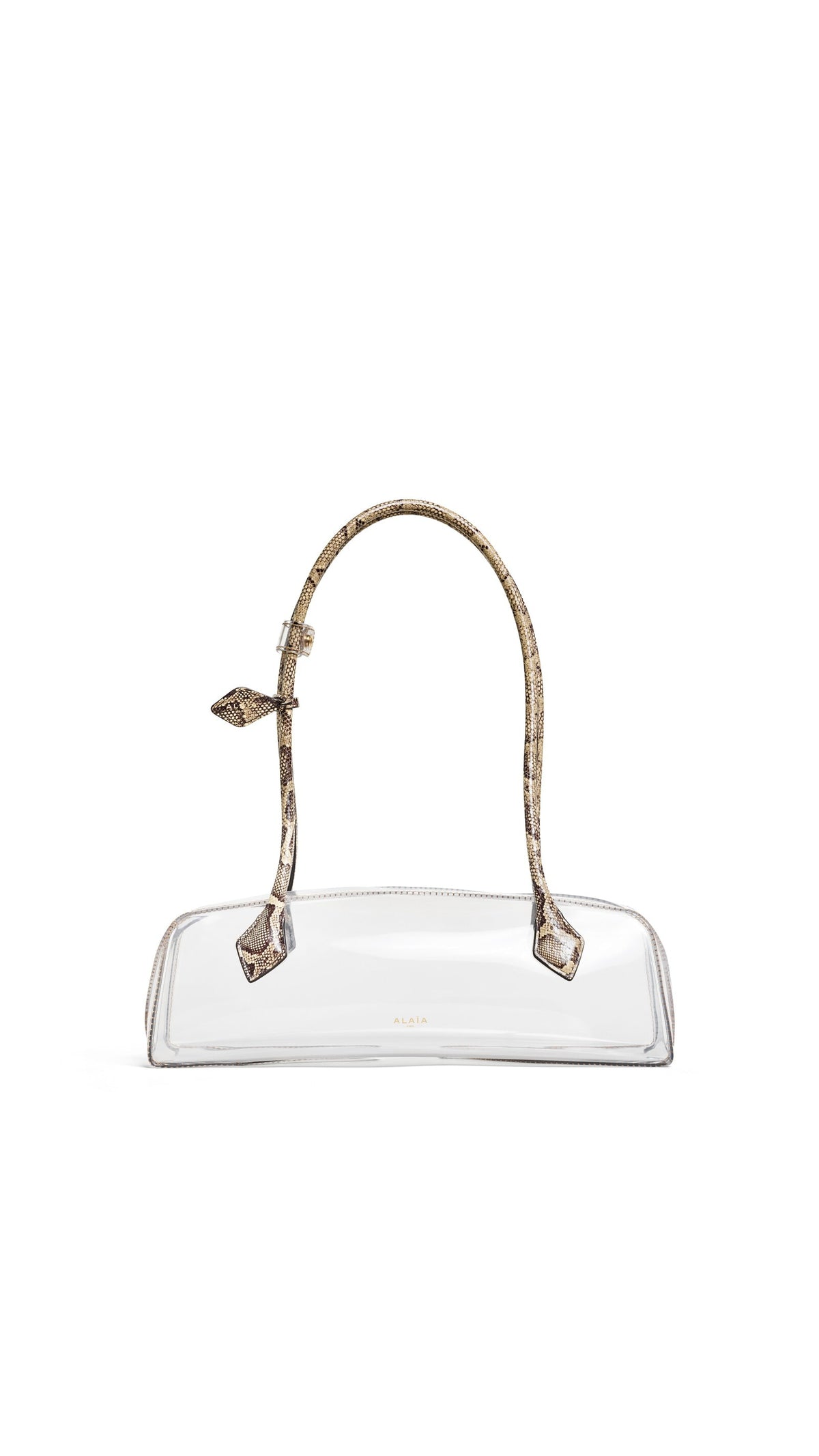 Alaïa Le Teckel Medium Bag In Polyurethane And Ayers Leather