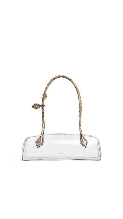 Alaïa Le Teckel Medium Bag In Polyurethane And Ayers Leather