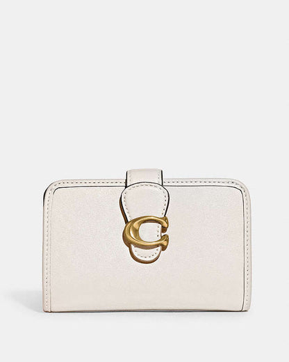 Tabby Medium Wallet Brass-Chalk Brass-Chalk