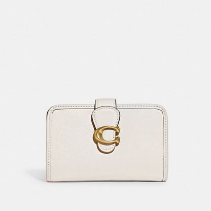 Coach Tabby Medium Wallet Brass/Chalk
