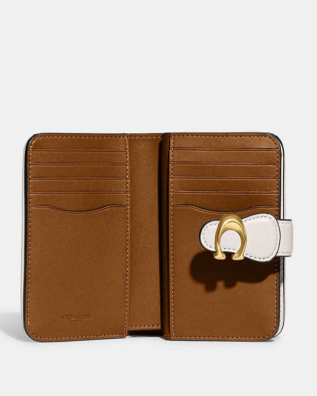 Tabby Medium Wallet Brass-Chalk Brass-Chalk