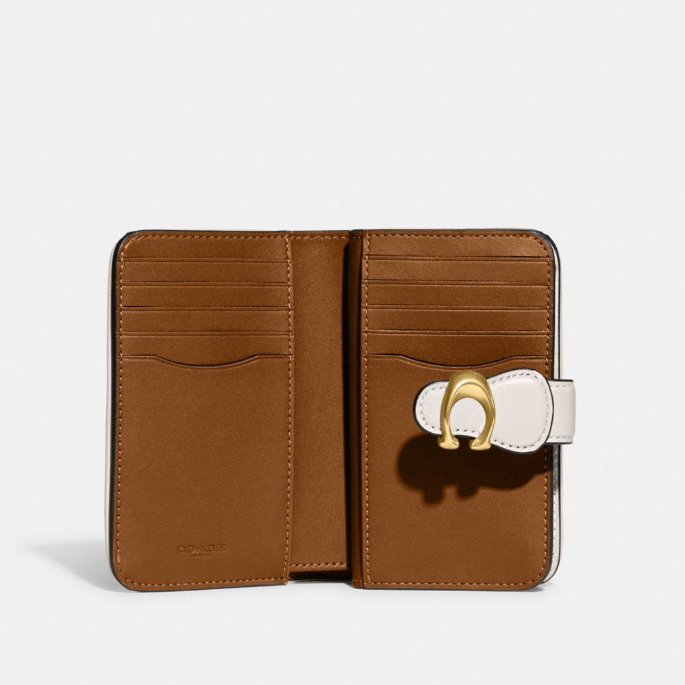 Coach Tabby Medium Wallet Brass/Chalk