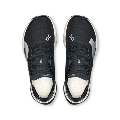 on running cloudboom strike black white (women's)