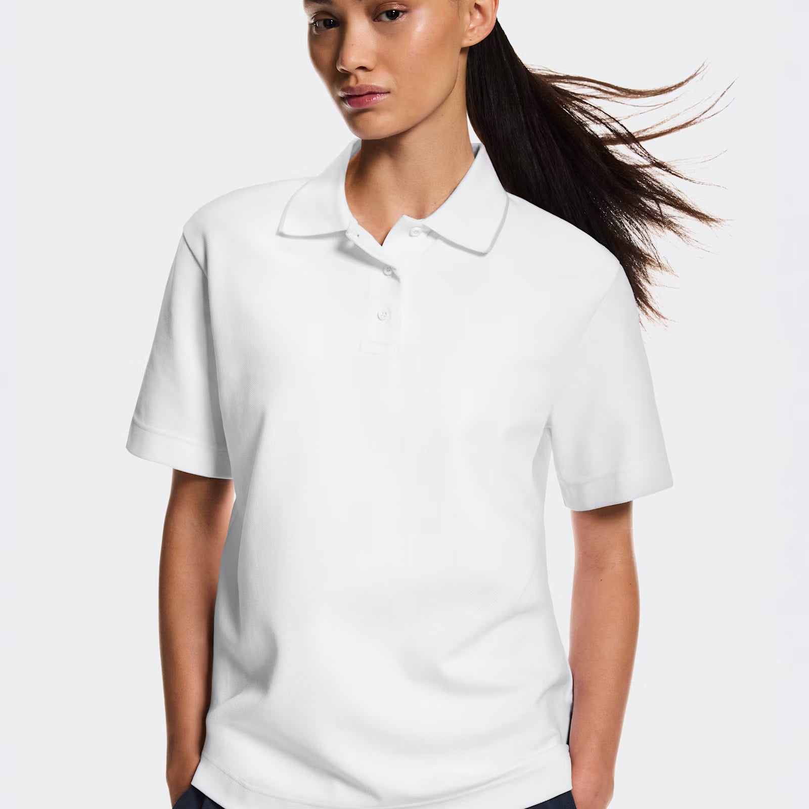 On Courtside Polo White | Sand (Women'S)