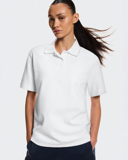 On Courtside Polo White | Sand (Women'S)