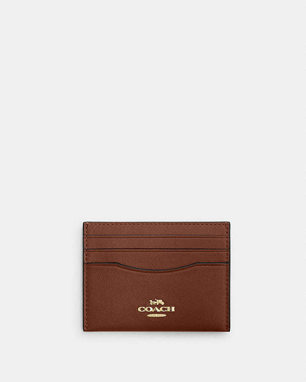 Slim Id Card Case Calf Leather-Im-Sable Calf Leather-Im-Sable