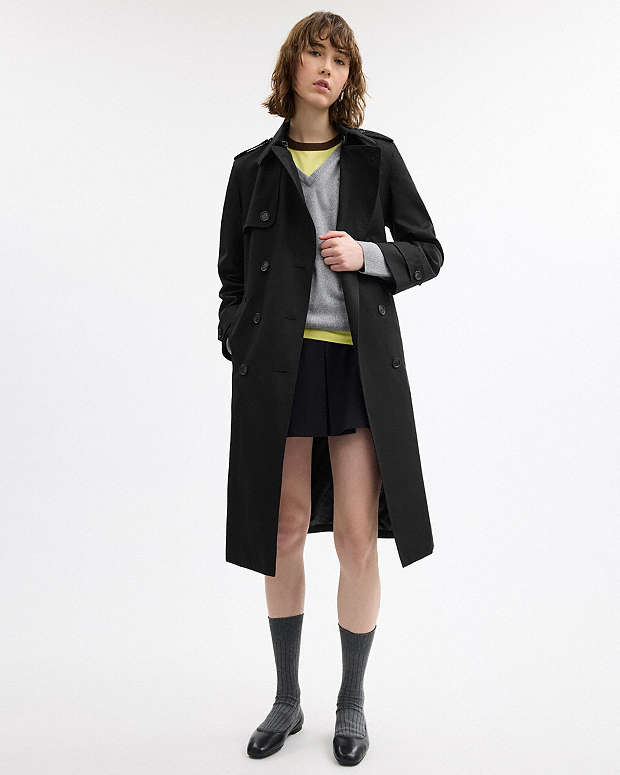 Long Trench Black Black