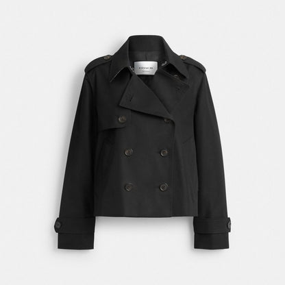 Coach Short Trench Black