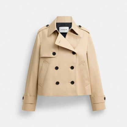 Coach Short Trench Light Khaki