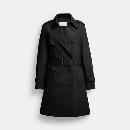 Coach Mid Trench Black