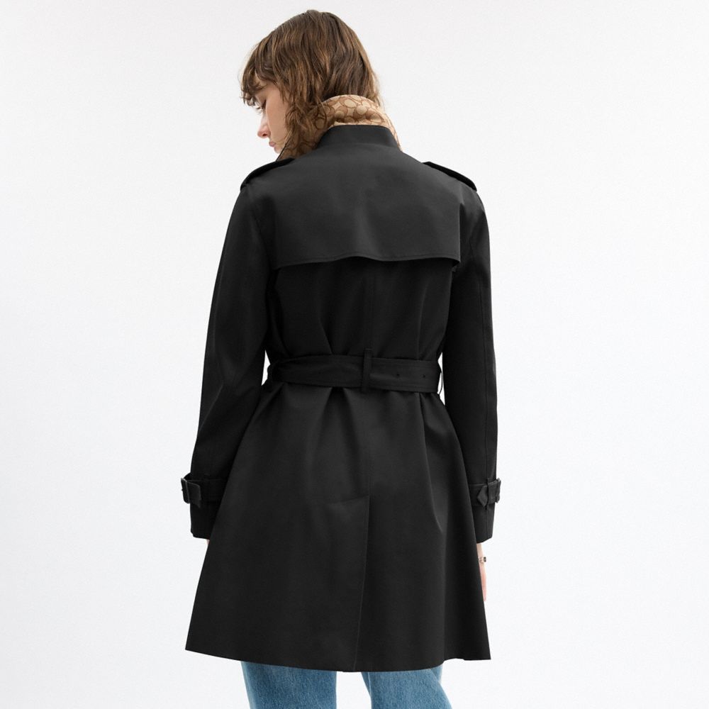 Coach Mid Trench Black