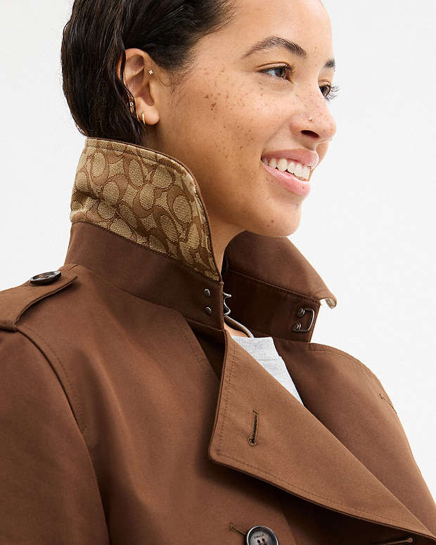 Mid Trench Chocolate Brown Chocolate Brown