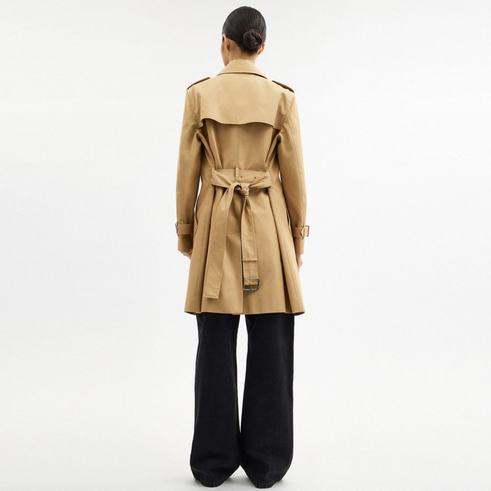 Coach Mid Trench Khaki