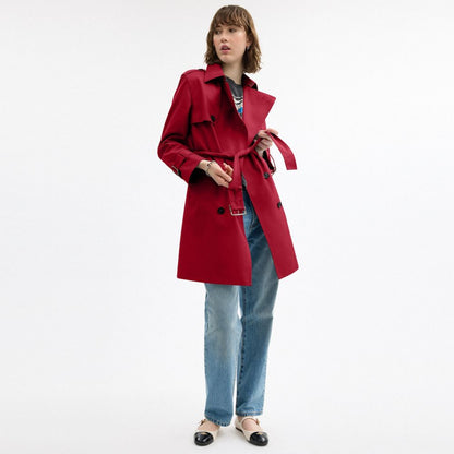 Coach Mid Trench Ruby