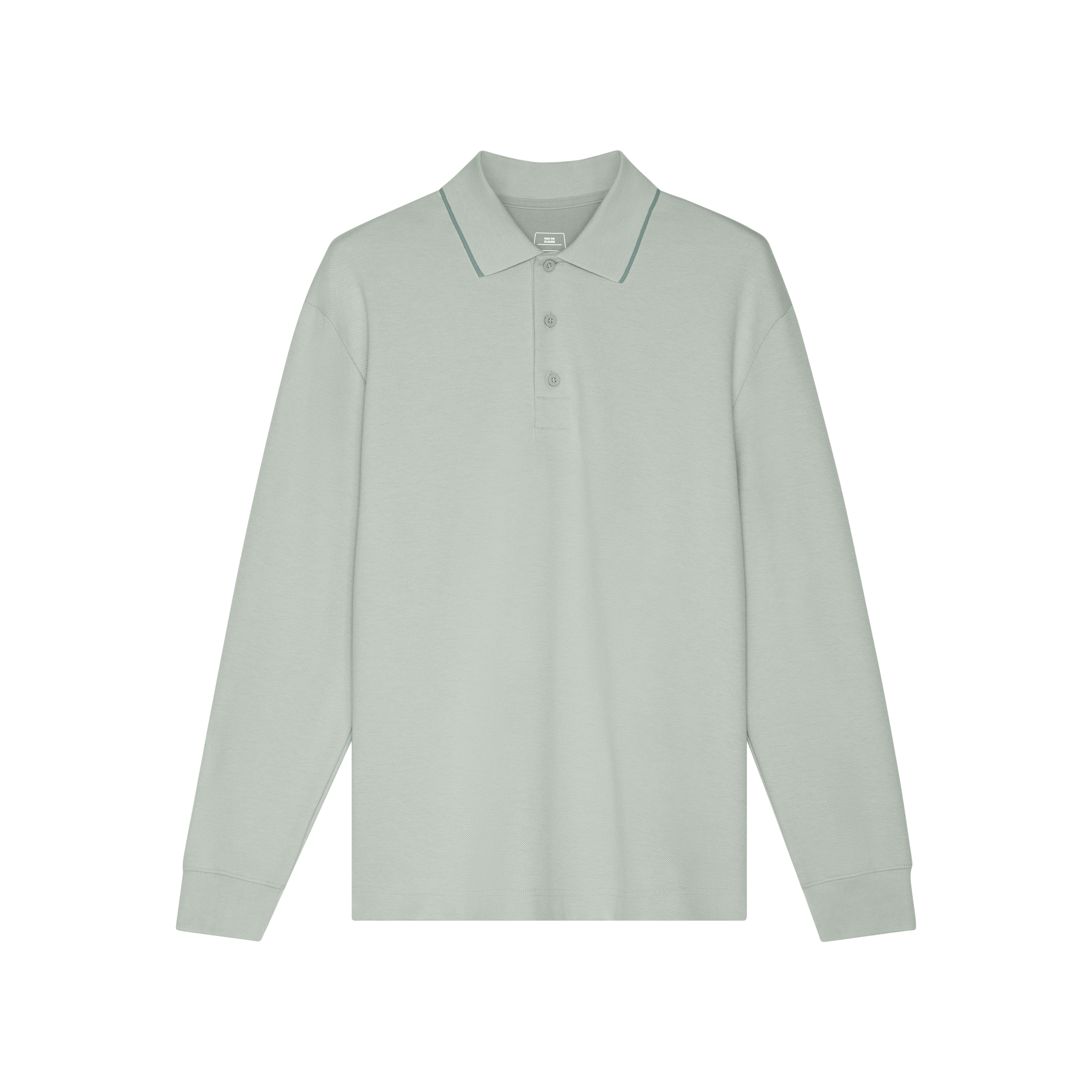 On Courtside Long-T Polo Mineral | Tide