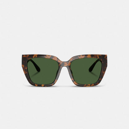 Coach Oversized Cat Eye Sunglasses Dark Tortoise