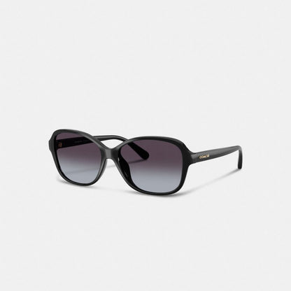 Coach Oversized Oval Sunglasses Black