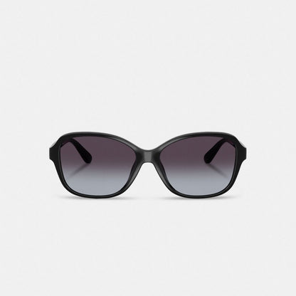 Coach Oversized Oval Sunglasses Black