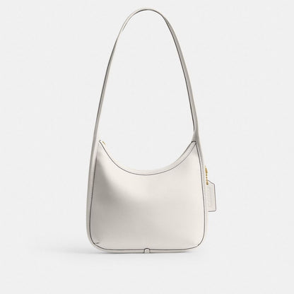 Coach Curve Zip Bag Brass Chalk