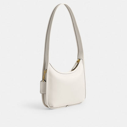 Coach Curve Zip Bag Brass Chalk