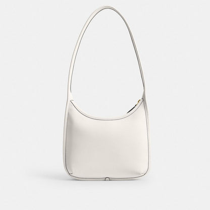 Coach Curve Zip Bag Brass Chalk