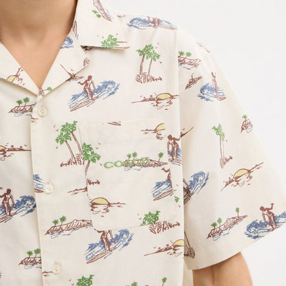 Coach Surf Camp Shirt Multi