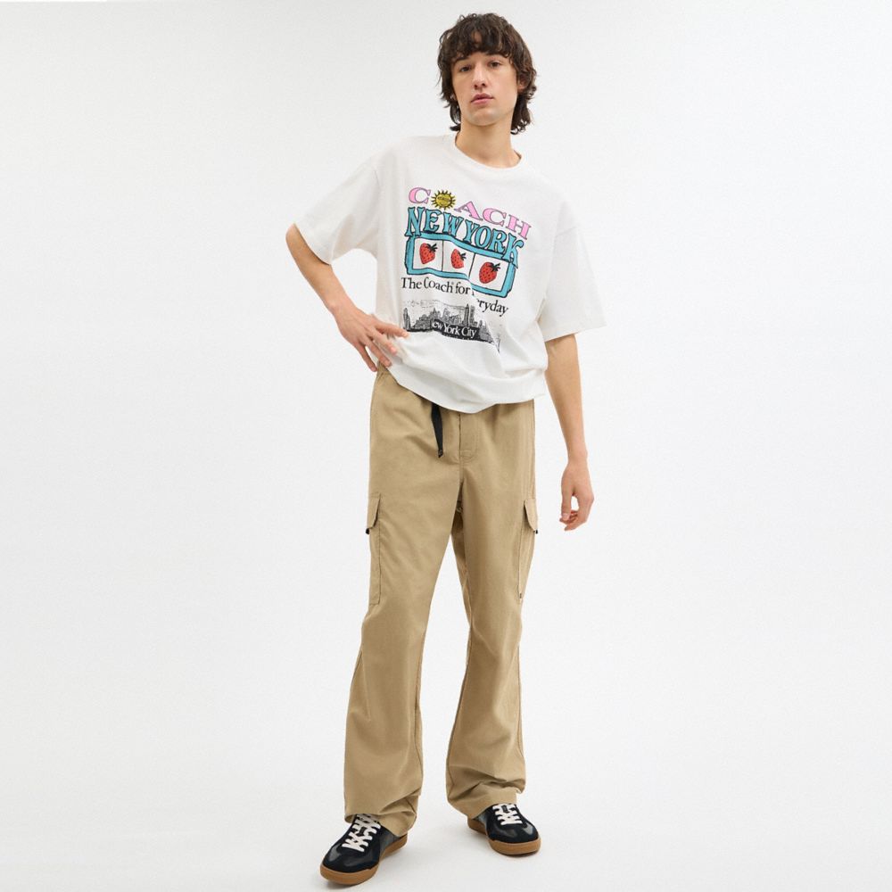 Coach Nylon Utility Pants Khaki
