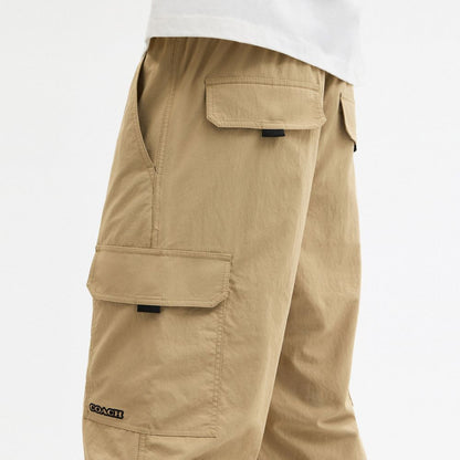 Coach Nylon Utility Pants Khaki