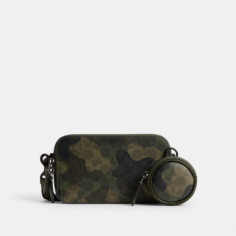 Coach Charter Slim Crossbody Bag In Signature Camo Print Signature Camo