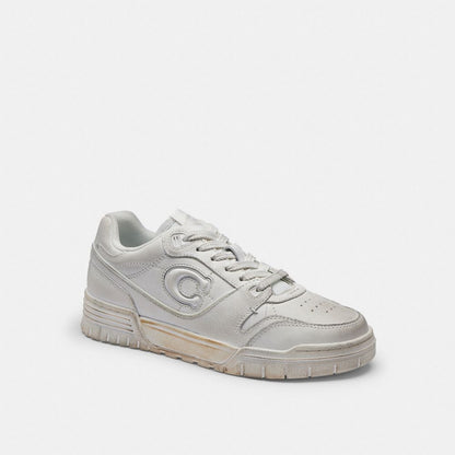 Women's Coach Soho Sneaker In Loved Leather White