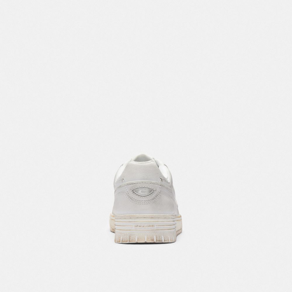 Women's Coach Soho Sneaker In Loved Leather White