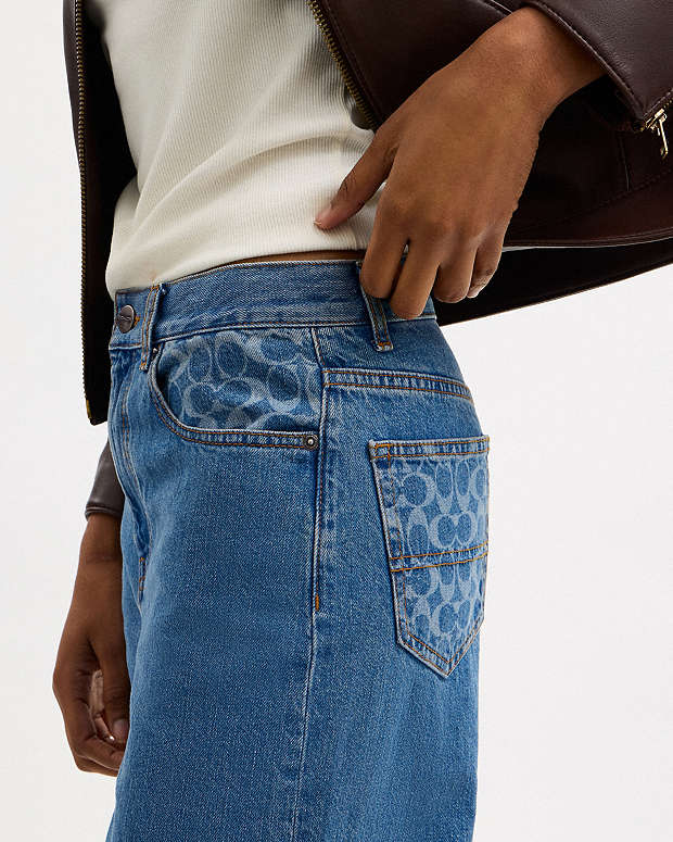 High Rise Denim Jeans Hudson Medium Wash Hudson Medium Wash