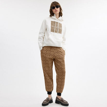 Coach Signature Joggers Khaki Multi