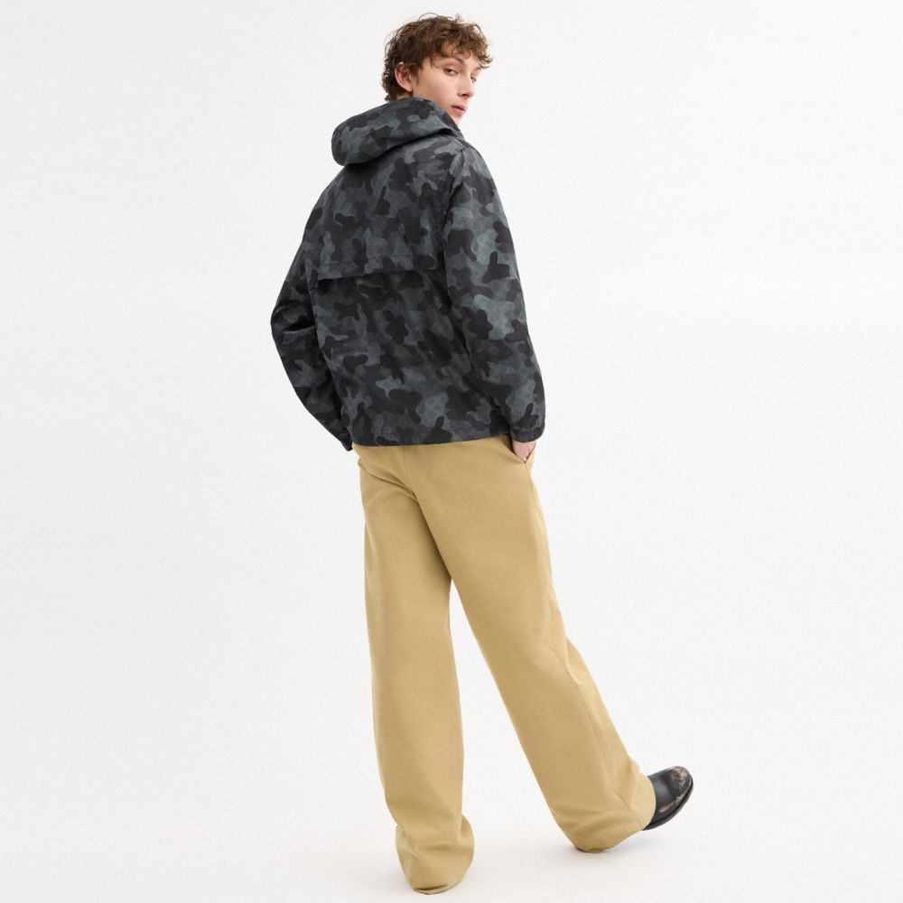 Coach Camo Signature Windbreaker Black Camo