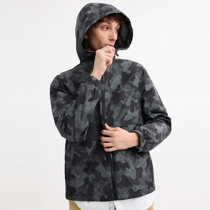 Coach Camo Signature Windbreaker Black Camo