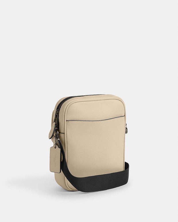 Turnlock Crossbody Bag Smooth Leather-Qb-Ivory Smooth Leather-Qb-Ivory