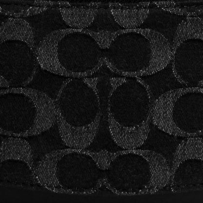 Coach Warren Mini Belt Bag In Signature Denim Silver Black