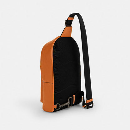 Coach West Pack With Varsity Motif Qb Toffee Black