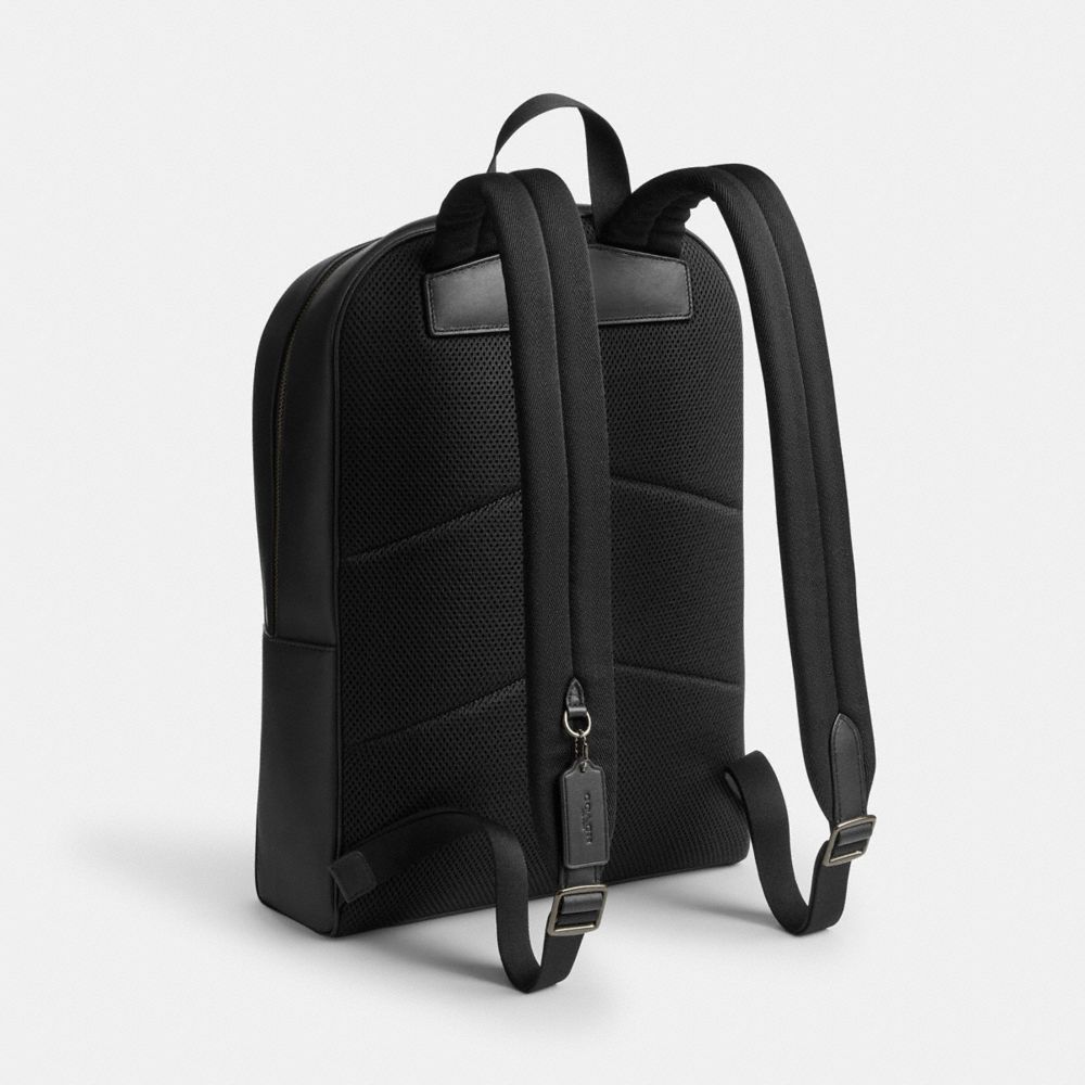 Owen Backpack In Signature Canvas Signature Canvas-Gunmetal-Charcoal-Black Signature Canvas-Gunmetal-Charcoal-Black