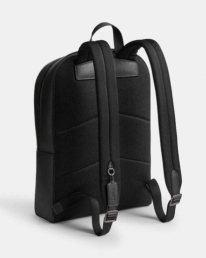 Owen Backpack In Signature Canvas Signature Canvas-Gunmetal-Charcoal-Black Signature Canvas-Gunmetal-Charcoal-Black
