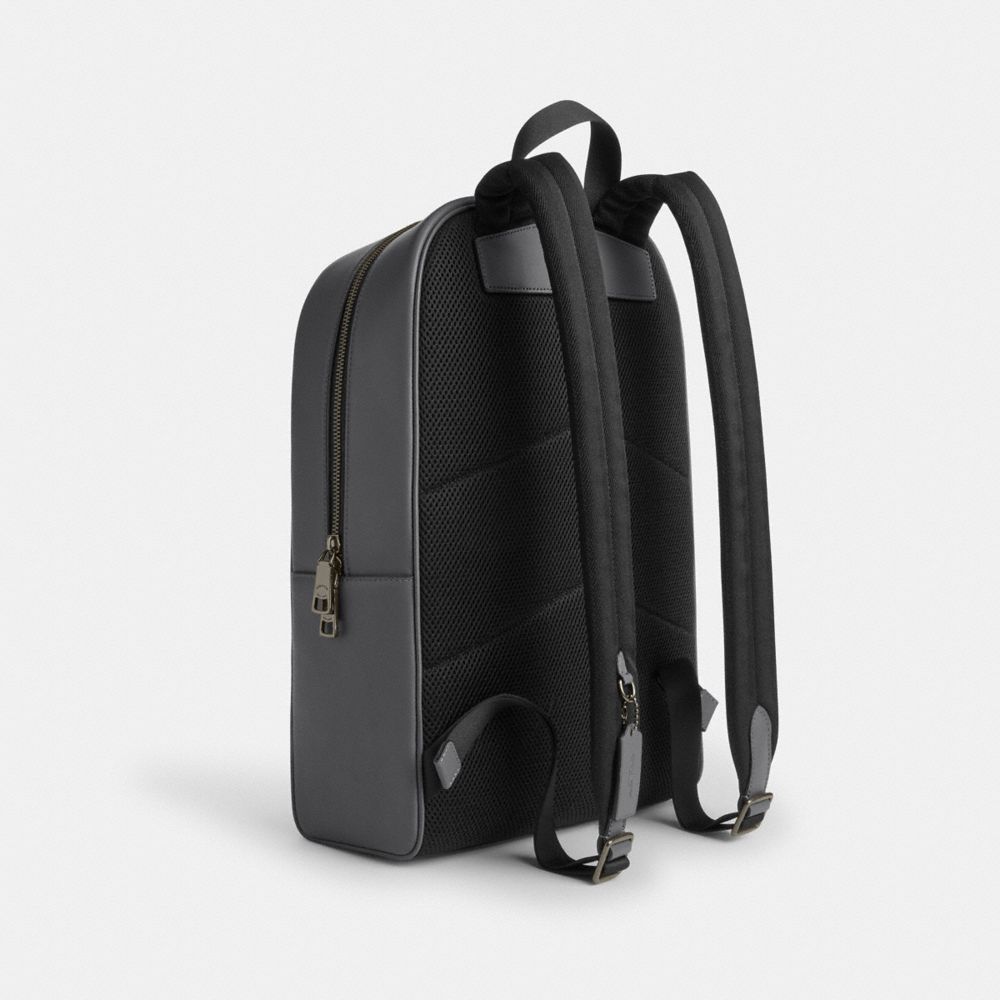 Coach Owen Backpack In Signature Canvas Gunmetal