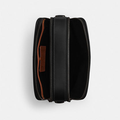 Coach Charter Crossbody Bag 24 With Patchwork Denim Multi