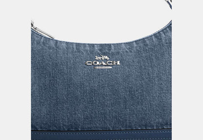 Teri Shoulder Bag Denim-Silver-Indigo Denim-Silver-Indigo