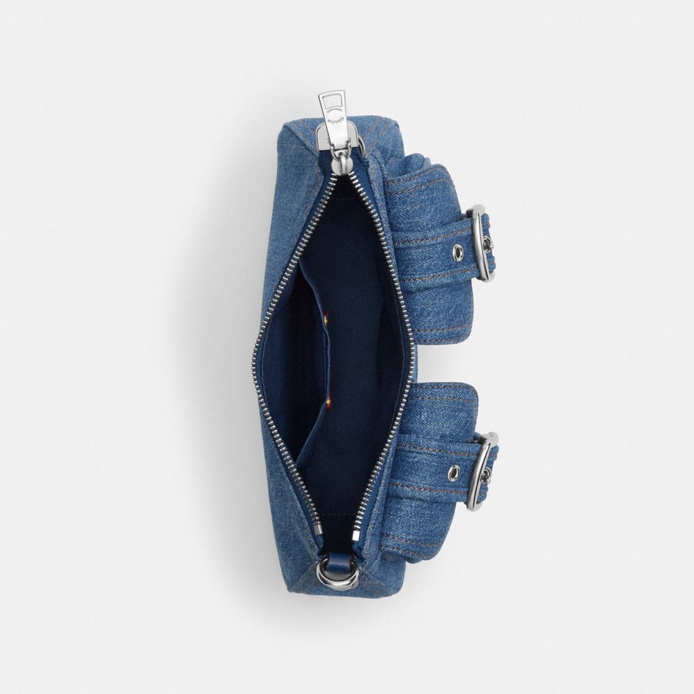 Ashton Bag Denim-Silver-Indigo Denim-Silver-Indigo