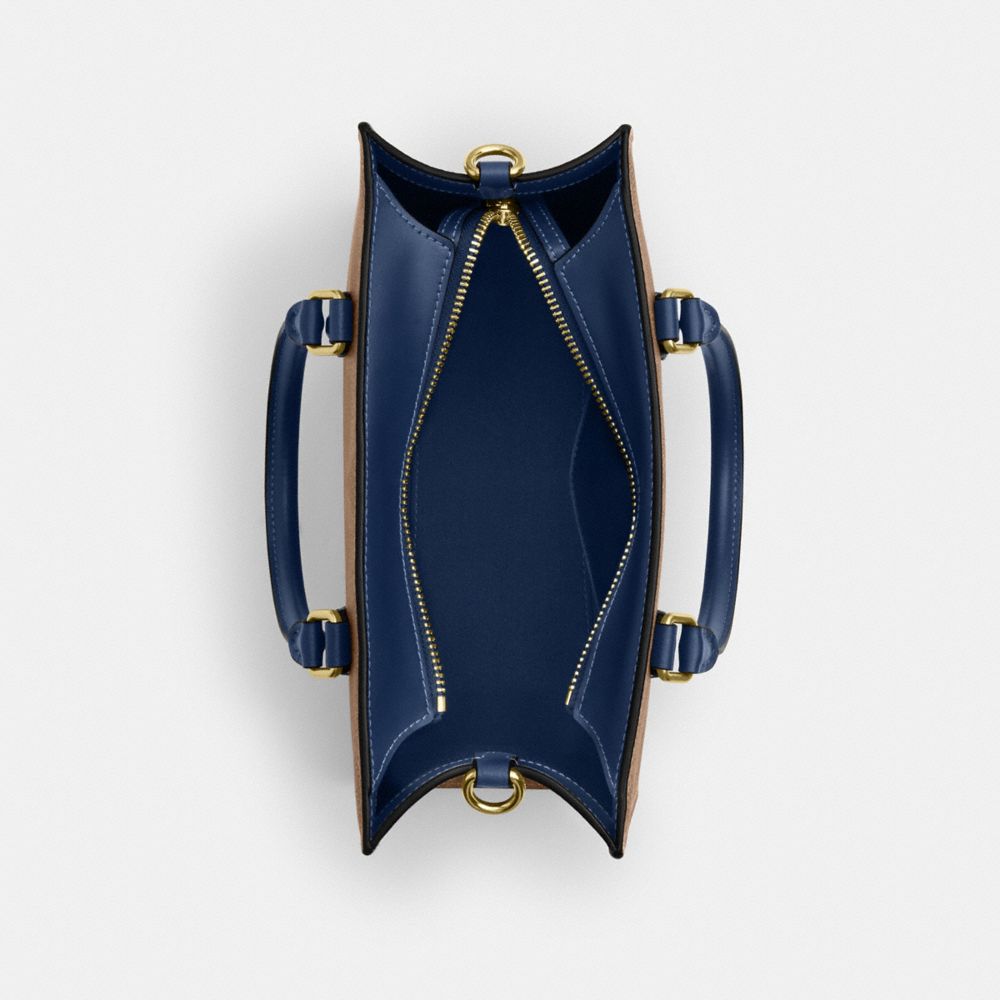 Coach Maggie Small Tote Bag In Signature Canvas Gold