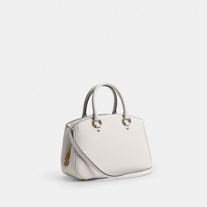 Savannah Small Carryall Bag Pebbled Leather-Gold-Chalk Pebbled Leather-Gold-Chalk