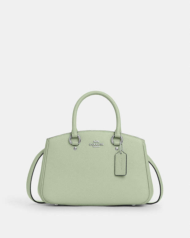 Savannah Small Carryall Bag Pebbled Leather-Sv-Light Pistachio Pebbled Leather-Sv-Light Pistachio