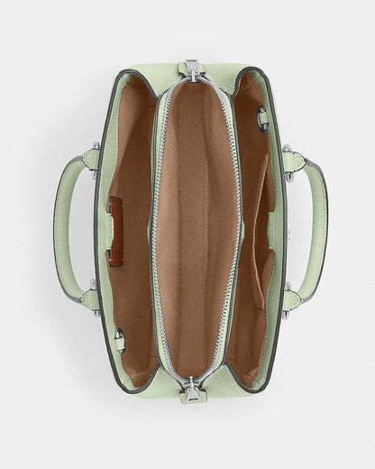Savannah Small Carryall Bag Pebbled Leather-Sv-Light Pistachio Pebbled Leather-Sv-Light Pistachio