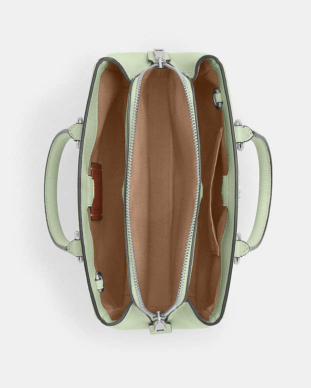 Savannah Small Carryall Bag Pebbled Leather-Sv-Light Pistachio Pebbled Leather-Sv-Light Pistachio