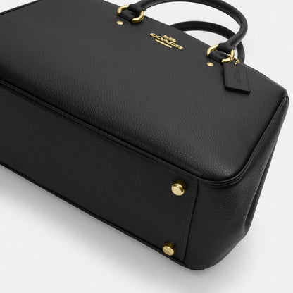 Coach Savannah Carryall Bag Gold Black